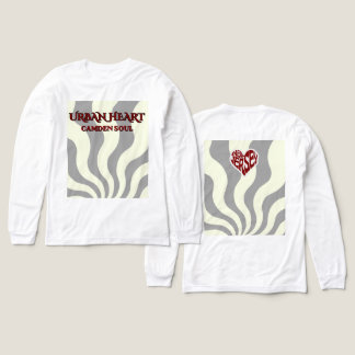 BOOGIE DOWN BROADWAY, Grey Retro Long Sleeve Tri-Blend Shirt