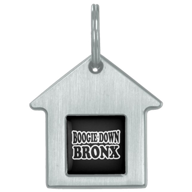 Boogie Down Bronx, NYC Pet ID Tag (Front)