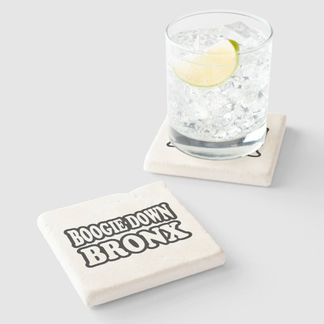 Boogie Down Bronx, NYC Stone Coaster (Side)