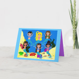 Boogie Down in Mermaid Town Greeting Card