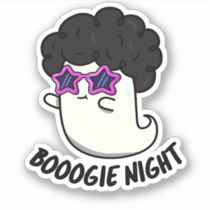 Boogie Night Funny Halloween Ghost Pun