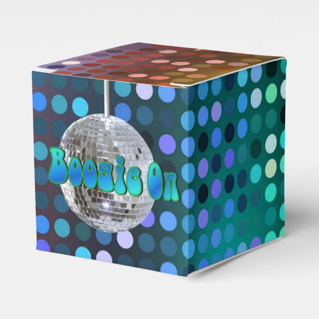 Boogie On! 1 Favour Box (Front Side)