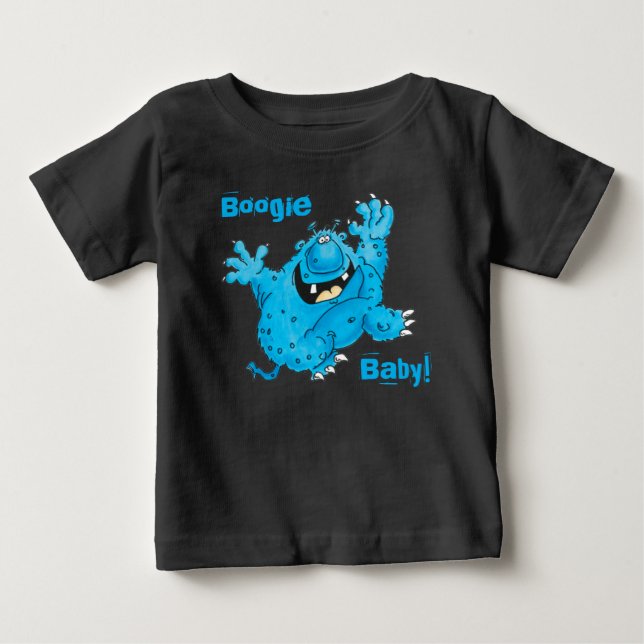 Boogie on Down monster Baby T-Shirt (Front)