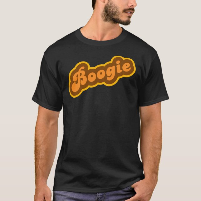Boogie - Retro 70S - Logo Essential  T-Shirt (Front)