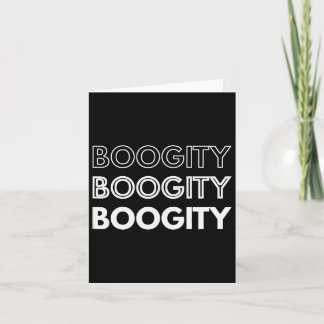 Boogity _ Funny Words On  Card