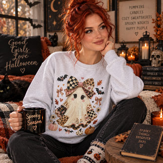 Boojee Ghost for Halloween Sweatshirt