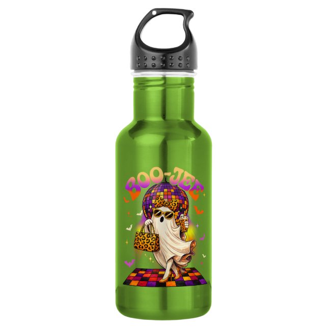 Boojee Ghost Halloween Boo JEE Disco 532 Ml Water Bottle (Front)
