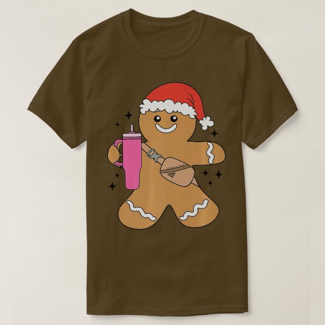 Boojee Gingerbread Christmas Cookie Costume Family T-Shirt (Design Front)