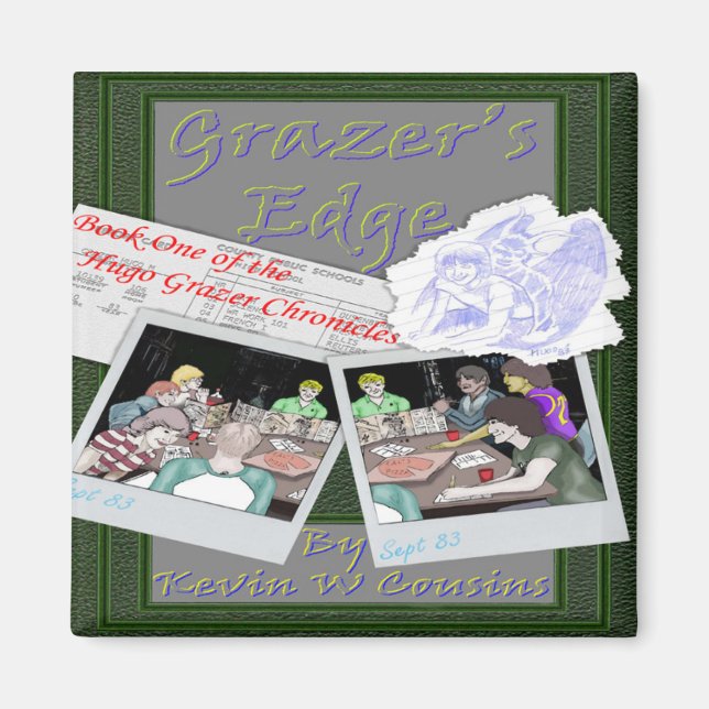 Book 1 H Grazer Chronicles Magnet 2x2 (Front)