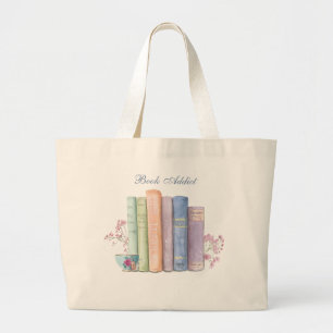 Book Addict Personalised Tote Bag