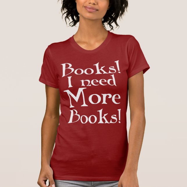 Book Addict T-shirt (Front)