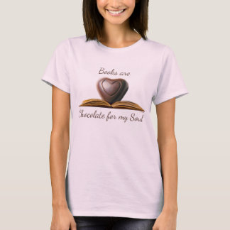 Book and Chocolate Lover's T-Shirt