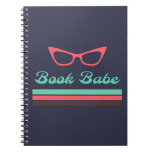 Book Babe with Cat Eye Glasses and Colour Bars