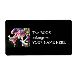 Book Belongs to Your Name stickers Lily Book label