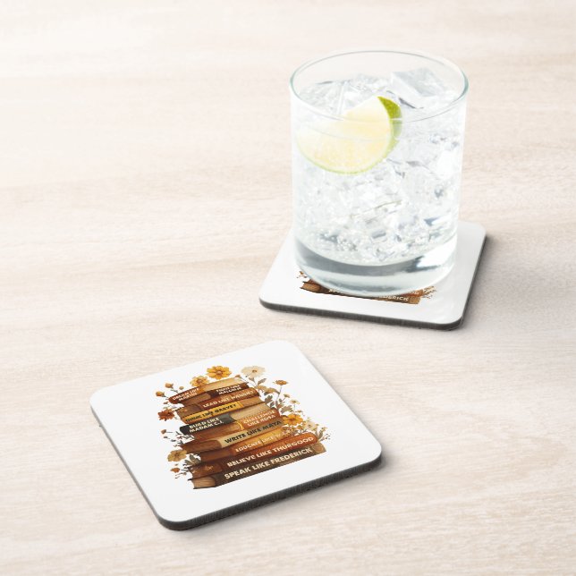 Book Black History Month Coaster (Right Side)