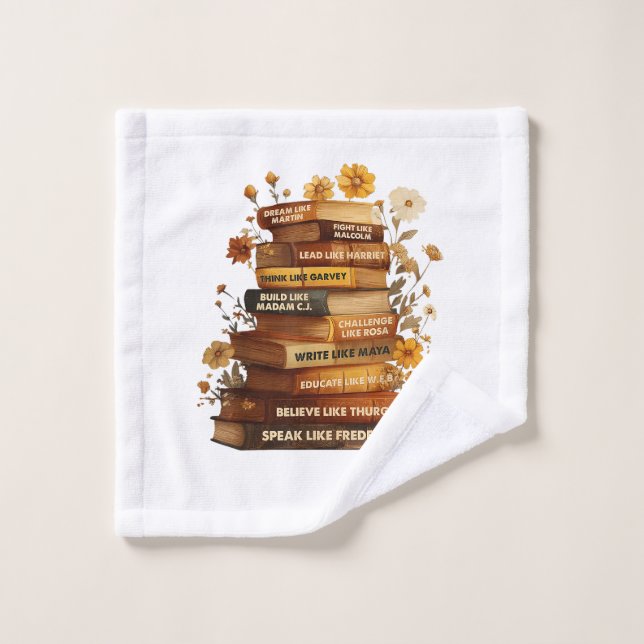 Book Black History Month Wash Cloth (Wash Cloth)