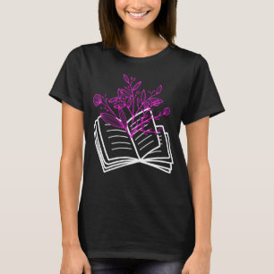 Book Book flower Reading fans book bookworm 2 T-Shirt