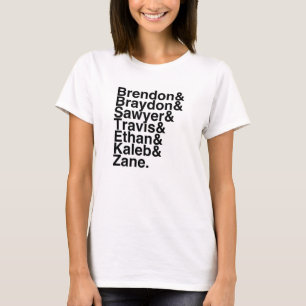 Book Boyfriend- Brendon, Brayden, Sawyer, Travis.. T-Shirt