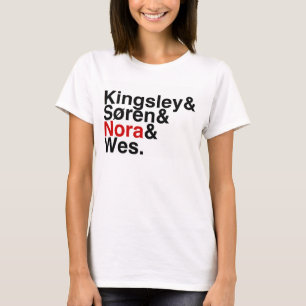 Book Boyfriend- Kingsley, Soren, Nora, Wes T-Shirt