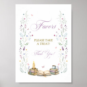 Book Bridal Shower Favours Poster