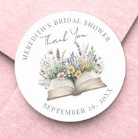 Book Bridal Shower Thank You