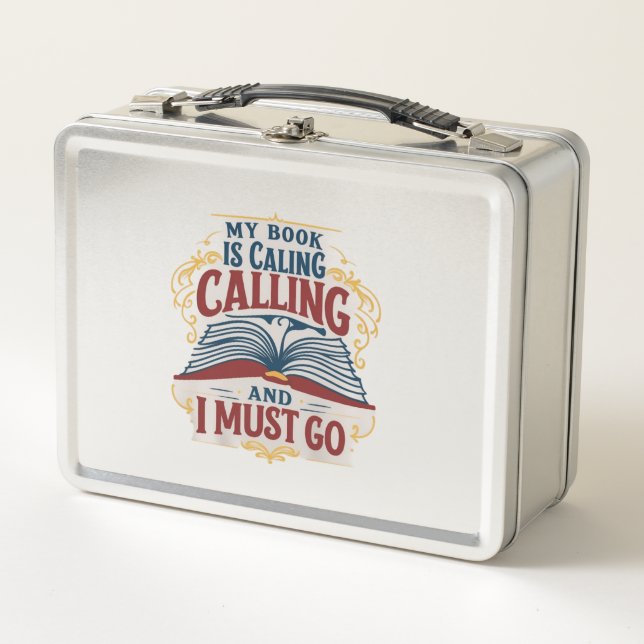 Book Calling Lunchbox (Front)