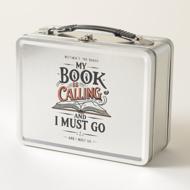 Book Calls Lunchbox (Front)