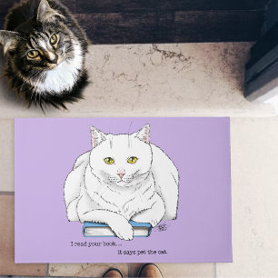 Book Cat Doormat