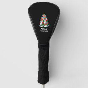 Book Christmas Tree Xmas Gift For Books Lovers Lib Golf Head Cover