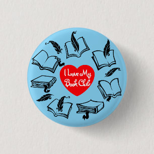 Book Club 3 Cm Round Badge