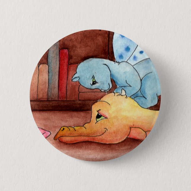 Book Club 6 Cm Round Badge (Front)