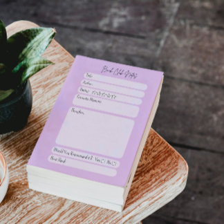 Book Club Companion Notepad