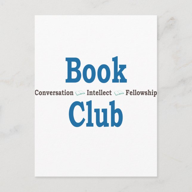 Book Club Conversation Postcard (Front)