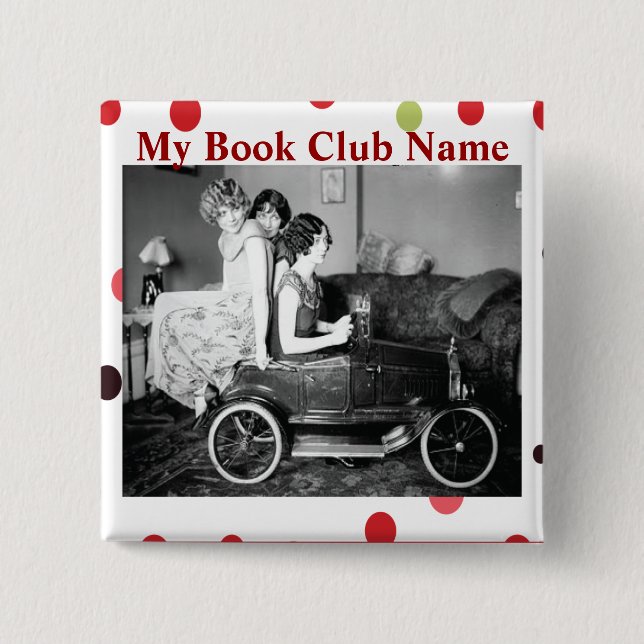 Book Club - Customise Your Own Button (Front)