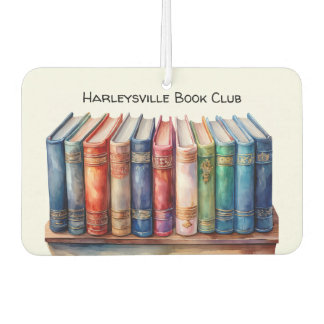 Book Club Customizable Auto Car Air Freshener