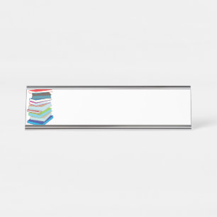 Book Club Desk Name Plate