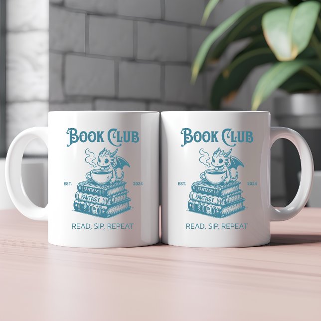 Book Club Fantasy Dragon Lovers Coffee Mug (Creator Uploaded)