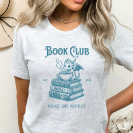 Book Club Fantasy Dragon Lovers T-Shirt