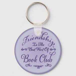 Book Club Friendship Key Holder Ring