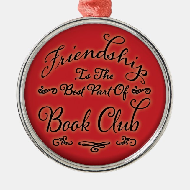 Book Club Friendship Ornament (Front)