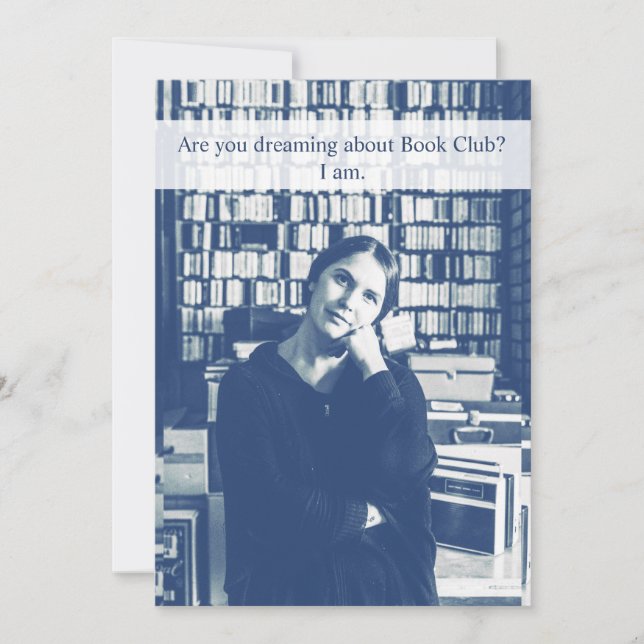 Book Club Funny Custom Invitation (Front)