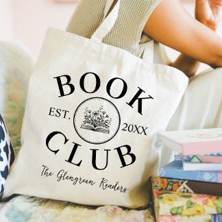 Book Club Gift Personalised Readers Tote Bag