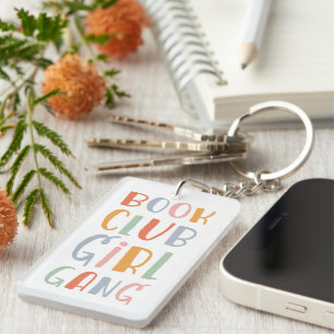 Book Club Girl Gang Key Ring