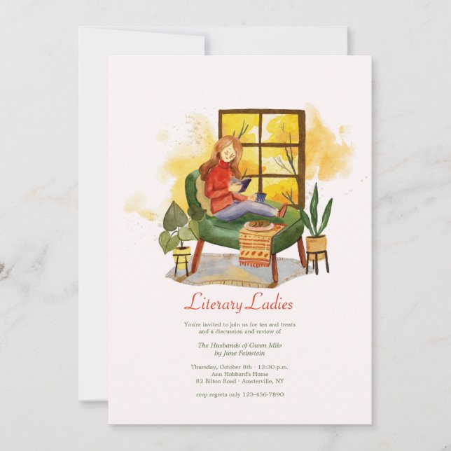 Book Club Invitations (Front)