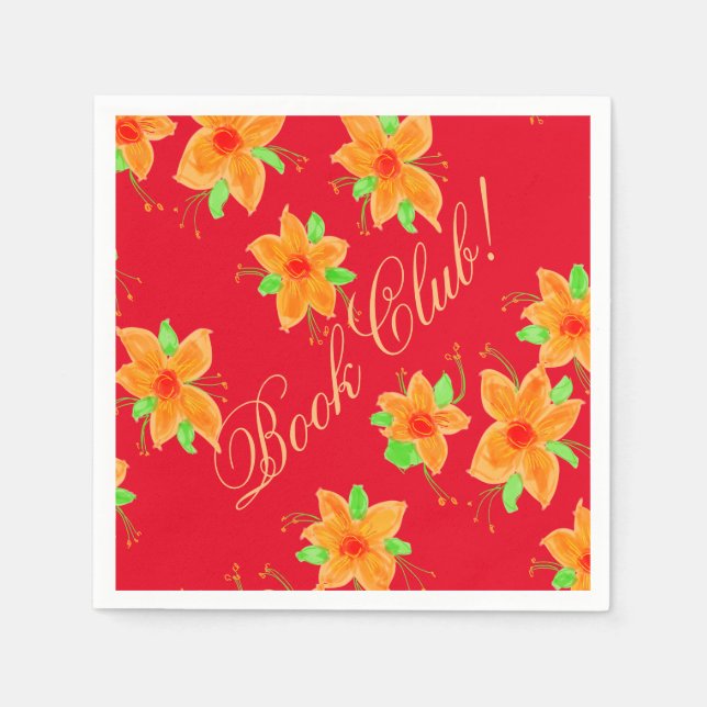 Book Club Luncheon Napkins (Front)