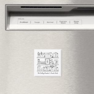 Book Club Member's Personalized Gift Magnet
