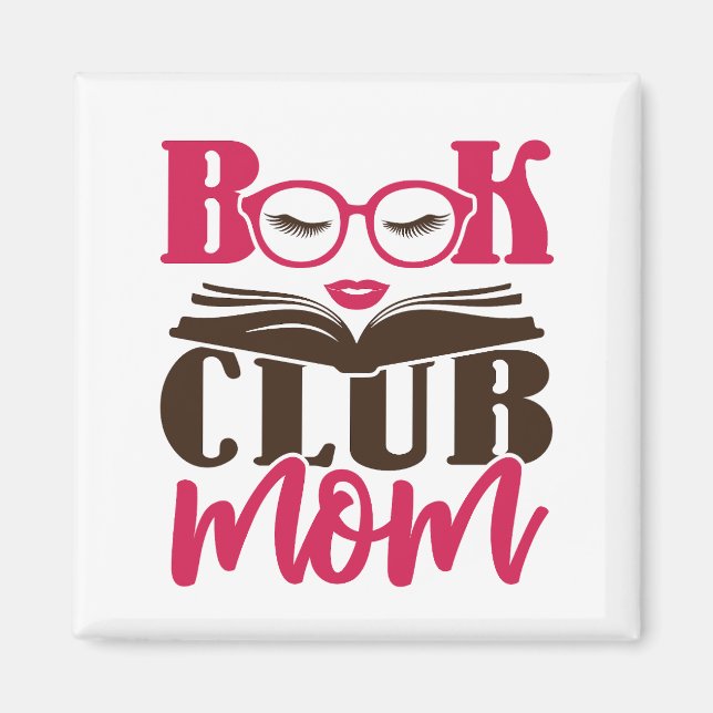 Book Club Mom Magnet (Front)