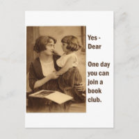 book club mother and daughter