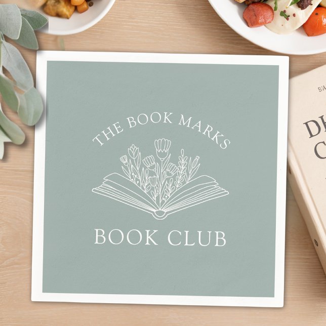 Book Club Name Personalized Party Napkin (Creator Uploaded)