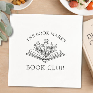 Book Club Name Personalized Party Napkin